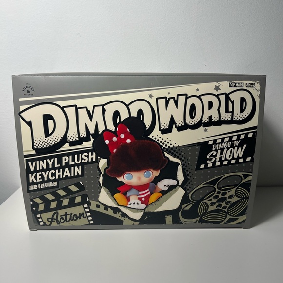 Dimoo World X Disney Vinyl Pendant Keychain Blind Box Display Storage Container - Picture 3 of 10